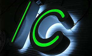 IC illuminates Letters signs