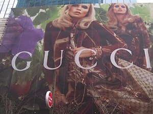 Gucci Banner Building - MESH material