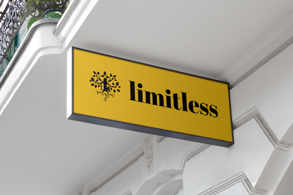 Limitless Projection Signs With Illumination